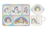 Maxwell & Williams Jedda Robaard Magical Tales - Melamine 3 Pc Dinner Set - Unicorn Children's Dinnerware The Cooks Kitchen 
