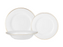 Maxwell & Williams White Gold Rim Dinner Set 12pc