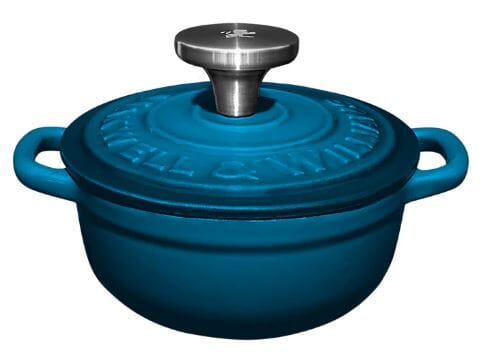 Maxwell & Williams Cast Iron Cocotte 9.5cm/260ml - Midnight Blue Cast Iron The Cooks Kitchen 