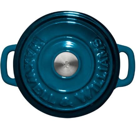 Maxwell & Williams Cast Iron Cocotte 9.5cm/260ml - Midnight Blue Cast Iron The Cooks Kitchen 