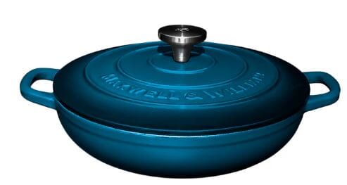 Maxwell & Williams Cast Iron Braisier 27cm/3.3l - Midnight Blue Cast Iron The Cooks Kitchen 