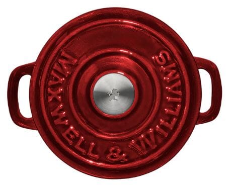 Maxwell & Williams Cast Iron Cocotte 9.5cm/260ml - Merlot Cast Iron The Cooks Kitchen 