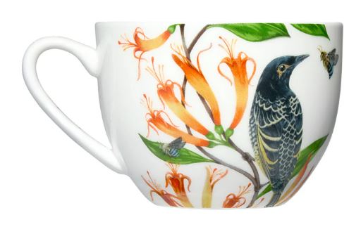 Maxwell & Williams Eloise Short Lyric  Cup & Saucer 240ml - Regent Honeyeater