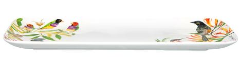 Maxwell & Williams Eloise Short Rectangle Platter 29x15cm - Birds