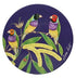 Maxwell & Williams Eloise Short Lyric Ceramic Round Coaster Gouldian (yellow Robin) Placemats & Coasters The Cooks Kitchen 