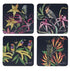 Maxwell & Williams Eloise Short Lyric Cork Back Coaster - 10.5cm Set Of 4 Placemats & Coasters The Cooks Kitchen 