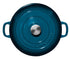 Maxwell & Williams Cast Iron Round Casserole 28cm/6.2l - Midnight Blue