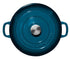 Maxwell & Williams Cast Iron Round Casserole 28cm/6.2l - Midnight Blue Cast Iron The Cooks Kitchen 