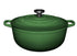 Maxwell & Williams Cast Iron Round Casserole 28cm/6.2l - English Racing Green Cast Iron The Cooks Kitchen 