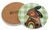 Maxwell & Williams Pete Cromer Barn Friends Ceramic Round 10cm Coaster Bunny Green