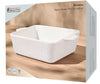 Maxwell & Williams Blooms Square Baker 19x19x6.5cm White