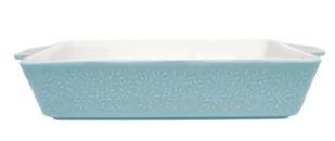 Maxwell & Williams Blooms Rectangular Baker 27x19x6.5cm Blue Baking Tins, Trays, Pans & Ramekins The Cooks Kitchen 
