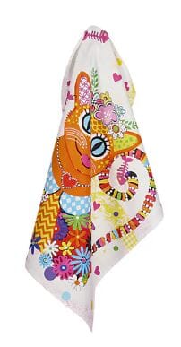Donna Sharam Kaleidoscope Tea Towel 50x70cm - Ginger Tea Towels The Cooks Kitchen 