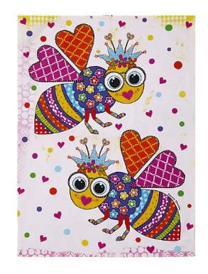 Donna Sharam Kaleidoscope Tea Towel 50x70cm Buzz Tea Towels The Cooks Kitchen 