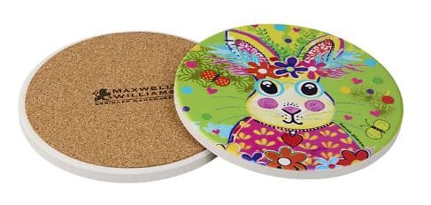 Donna Sharam Kaleidoscope Ceramic Round Coaster10cm - Roger Placemats & Coasters The Cooks Kitchen 
