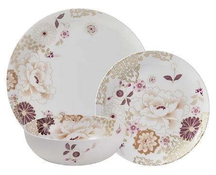 Maxwell & Williams Kimono Dinner Set 12pc - White 12 Piece The Cooks Kitchen 