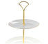 Maxwell & Williams White Gold 3 Tier Cake Stand Cake Plates & Stands The Cooks Kitchen 