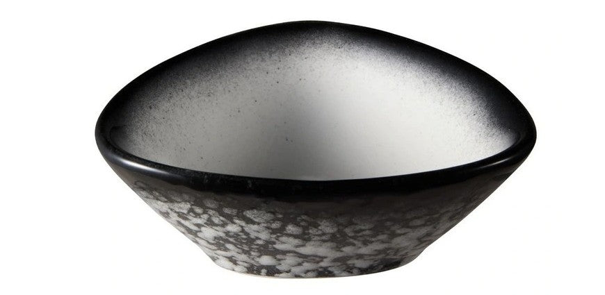 Maxwell & Williams Caviar Granite Triangle Sauce Bowl 10x3.5cm