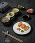 Maxwell & Williams Caviar Granite Triangle Sauce Bowl 10x3.5cm