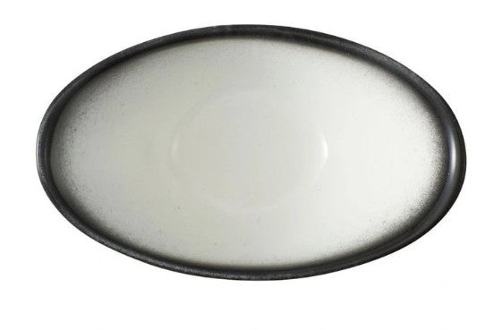 Maxwell & Williams Caviar Granite Oval Sauce Bowl 11x4cm
