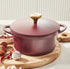 Maxwell & Williams Cast Lite - Non-stick Casserole 24cm/4.2l Cherry