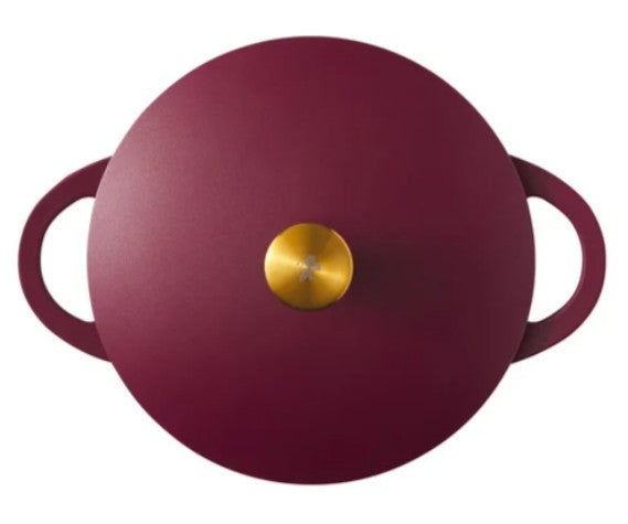 Maxwell & Williams Cast Lite - Non-stick Shallow Casserole 28cm /4l Cherry