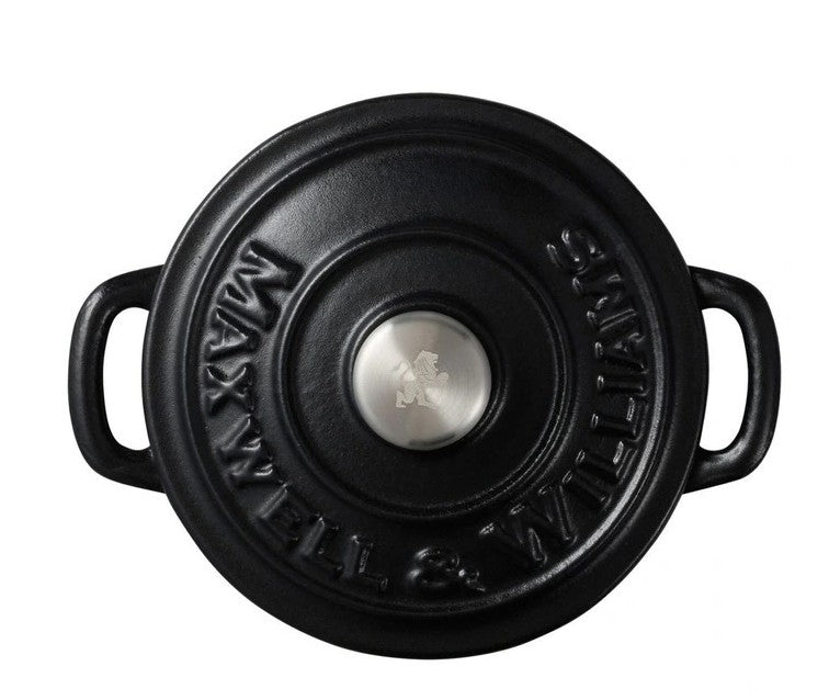 Maxwell & Williams Cast Iron Cocotte 9.5cm/260ml - Black