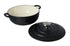 Maxwell & Williams Cast Iron Round Casserole 24cm/3.3l - Black