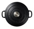 Maxwell & Williams Cast Iron Round Casserole 24cm/3.3l - Black Cast Iron Casseroles The Cooks Kitchen 