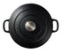 Maxwell & Williams Cast Iron Round Casserole 24cm/3.3l - Black