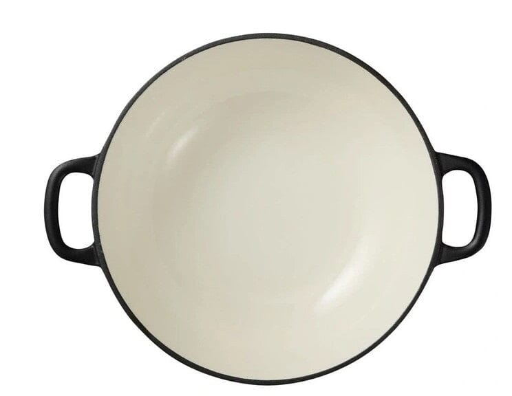 Maxwell & Williams Cast Iron Round Casserole 24cm/3.3l - Black Cast Iron Casseroles The Cooks Kitchen 