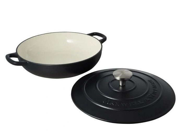 Maxwell & Williams Cast Iron - Brasier 27cm/3.3l - Black