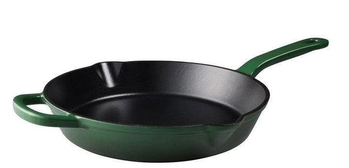 Maxwell & Williams Cast Iron Fry Pan 26cm - English Racing Green