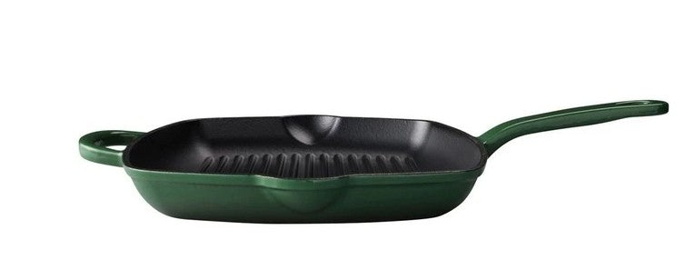 Maxwell & Williams Cast Iron Grill Pan 26cm - English Racing Green