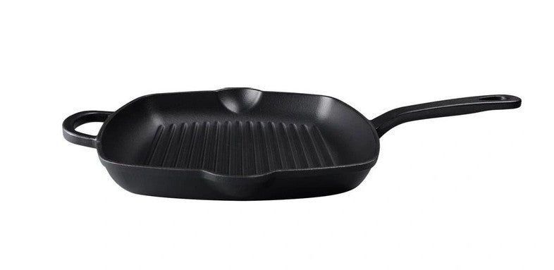 Maxwell & Williams Cast Iron Grill Pan 26cm - Black