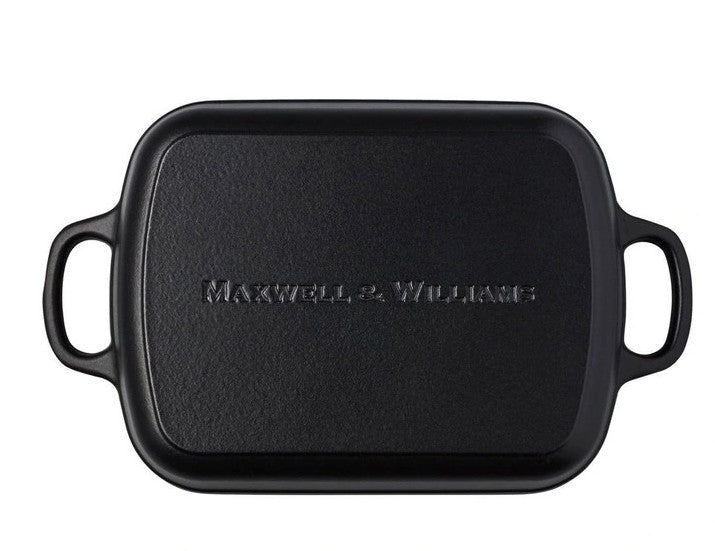 Maxwell & Williams Cast Iron Roaster 28x21cm - Black