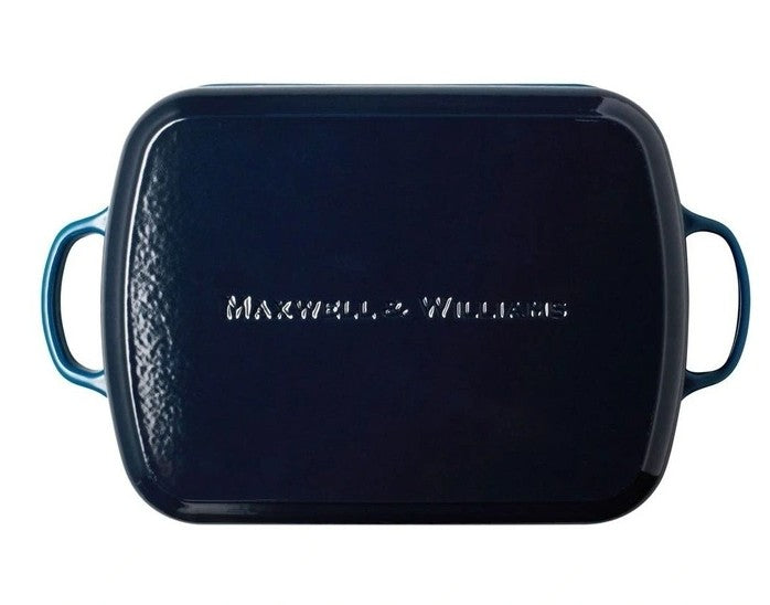 Maxwell & Williams Cast Iron Roaster 34x26cm/5l - Midnight Blue