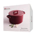 Maxwell & Williams Epicurious Round Casserole 17x8cm 1.3l - Bordeaux