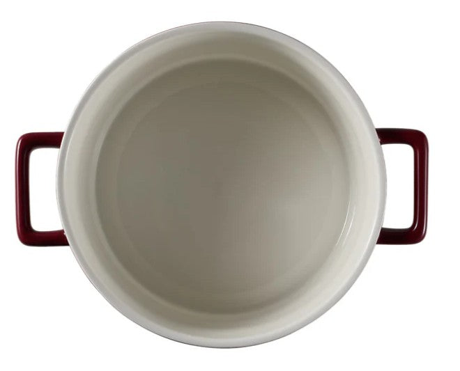 Maxwell & Williams Epicurious Round Casserole 17x8cm 1.3l - Bordeaux