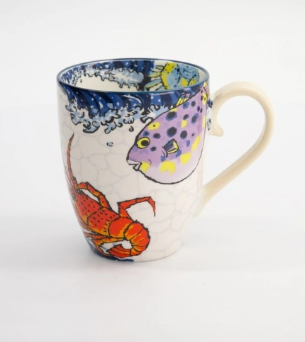 Tokyo Design Studio Mug Mountain Seafood Mug Cream 380ml
