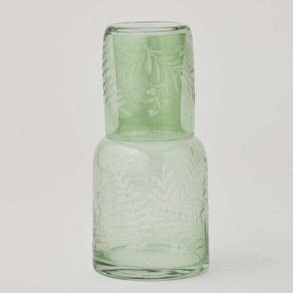 Florian Carafe Set 770ml - Green Decanters - Jugs & Carafes The Cooks Kitchen 