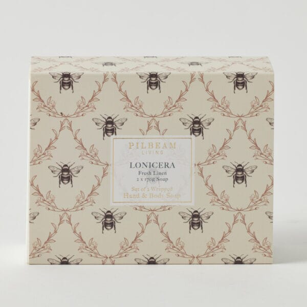 Lonicera Scented Soap Gift Set Of 2 – French Pear & Vanilla Body Products The Cooks Kitchen 