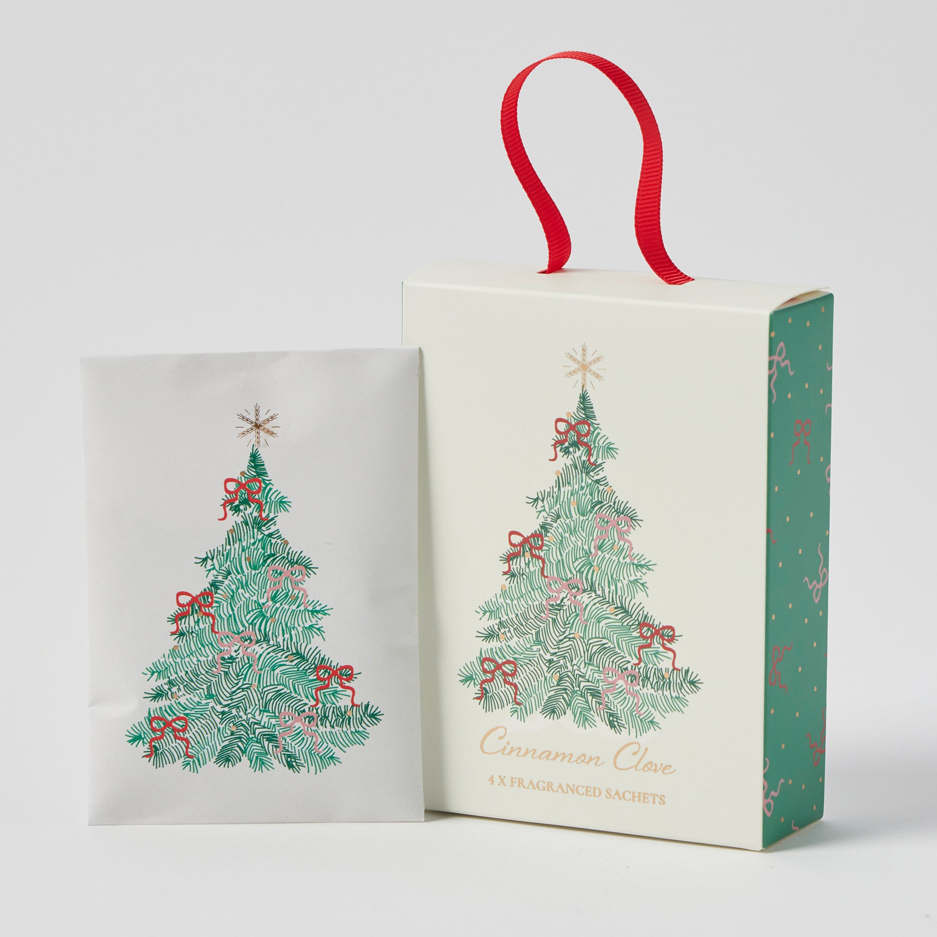 Pilbeam Christmas Cheer Scented Mini Sachets Set Of 4 – Cinnamon Clove