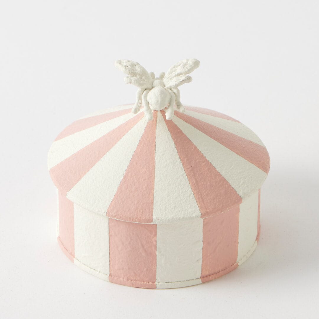 Pilbeam Nature’s Harmony Trinket Box – Pink/cream Miscellaneous The Cooks Kitchen 