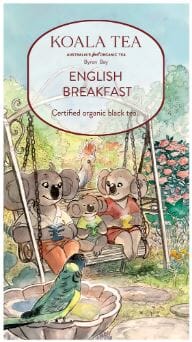 English Breakfast Koala Design - 20 Organic Tea Bags Tea Bags/ Loose Leaf Tea The Cooks Kitchen 