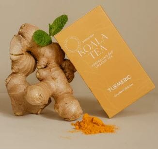 Tumeric Koala Tea - 20 Organic Teabags Tea Bags/ Loose Leaf Tea The Cooks Kitchen 