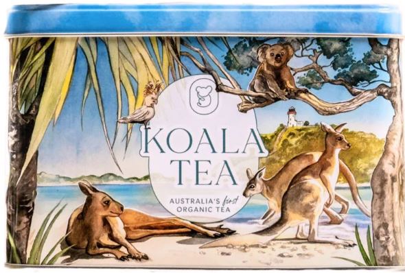 Koala Gift Tin  - Beach - 25 Organic Tea Bags