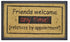 Solemate Doormats Friends Welcome Anytime Rubber Edged Coir Doormat - 70x40cm Doormats The Cooks Kitchen 