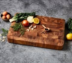 Davis & Waddell End Grain Cutting Board - 50x35x4cm Chopping Boards & Surface Savers The Cooks Kitchen 