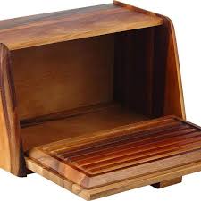 D&w Acacia Bread Box